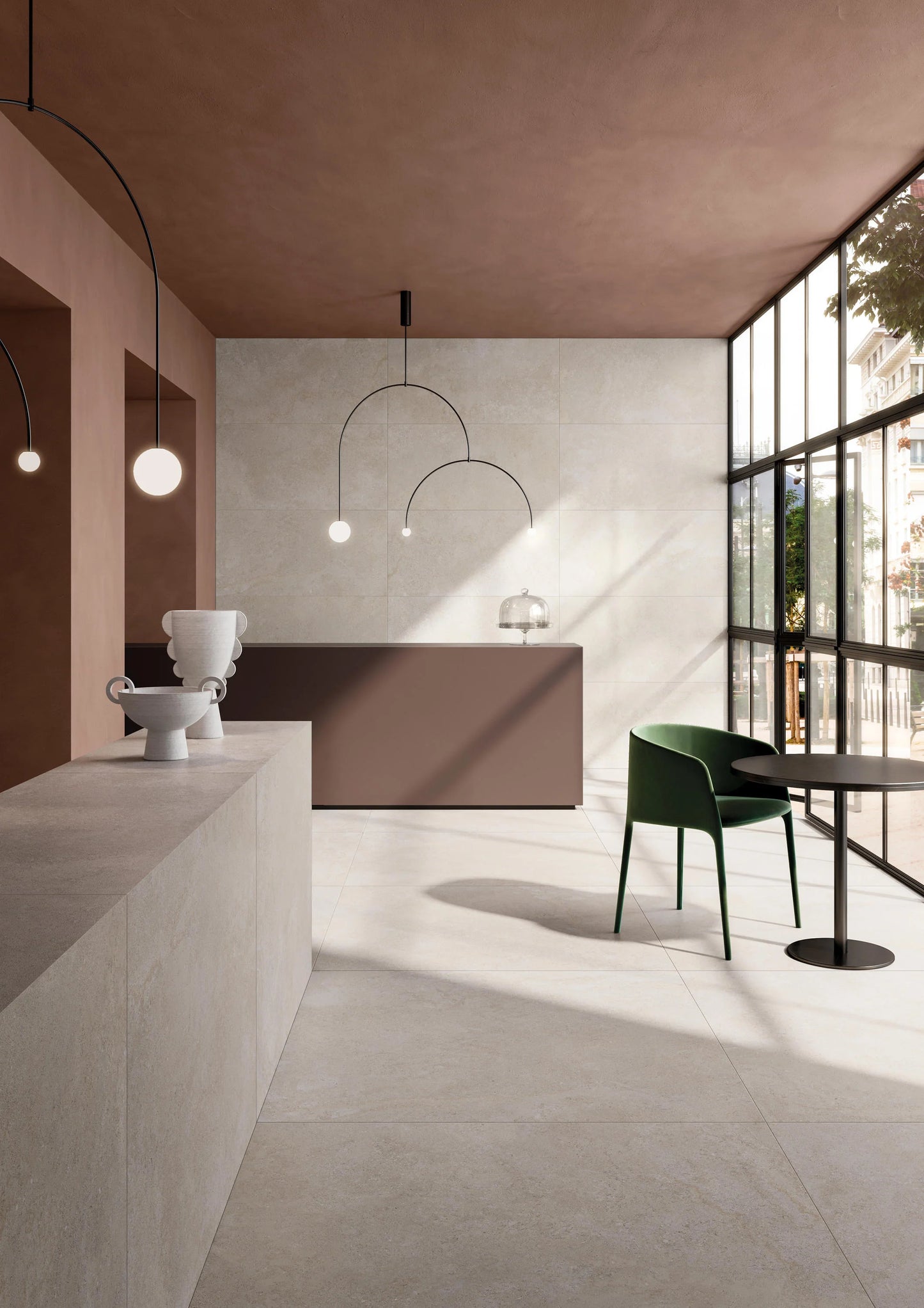 Limestonelook Brystone Ivory Keope 795 x 795 x 9 mm naturale