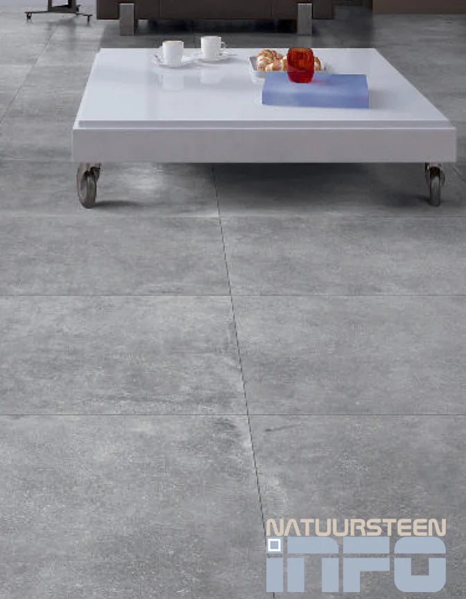 Terrassenfliese Bleu Evolution Anthrazit Marke La Fabbrica 795 x 795 x 20 mm naturale R11