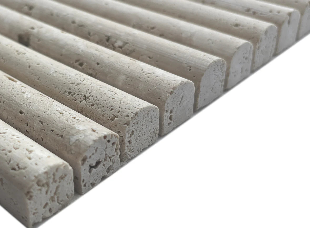 Bausatz Katze Stiernase Travertin Mosaik 151x30x15mm