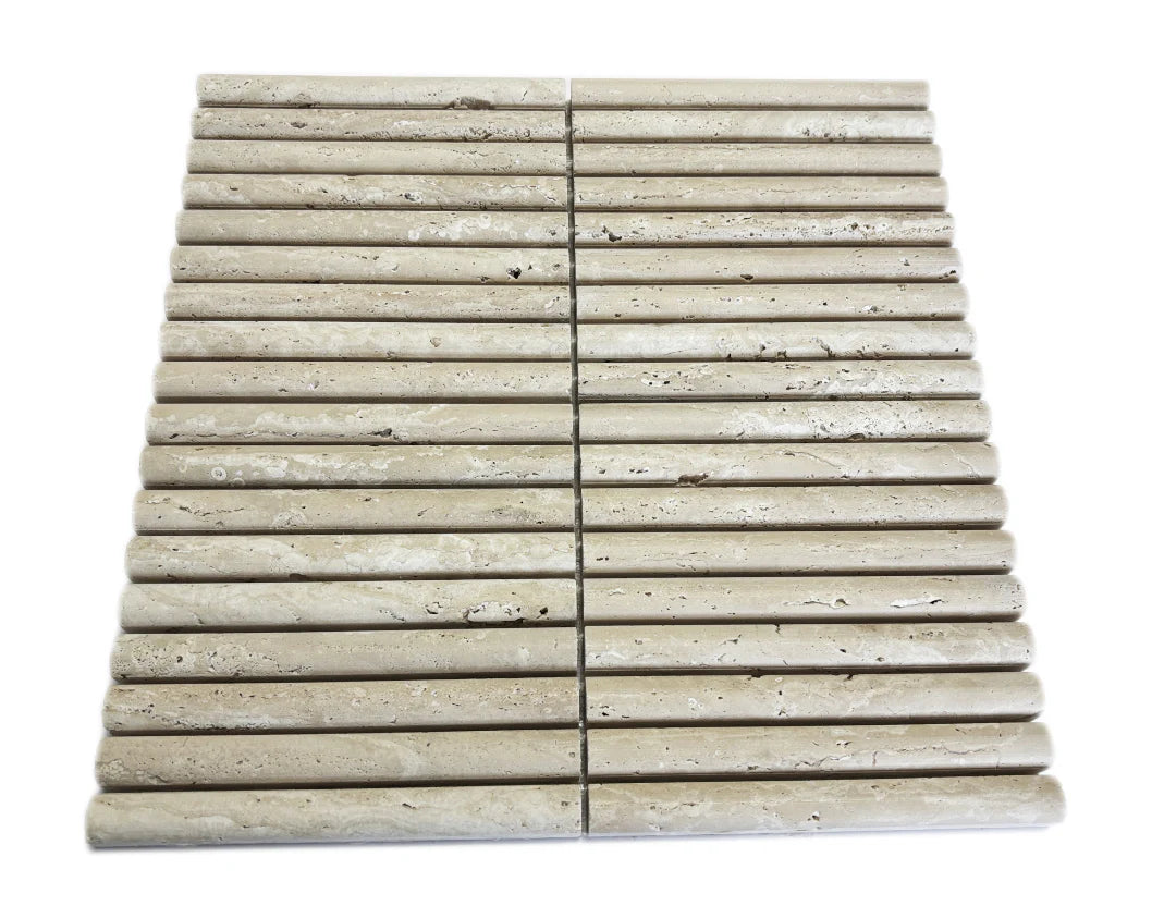 Bausatz Katze Stiernase Travertin Mosaik 151x30x15mm
