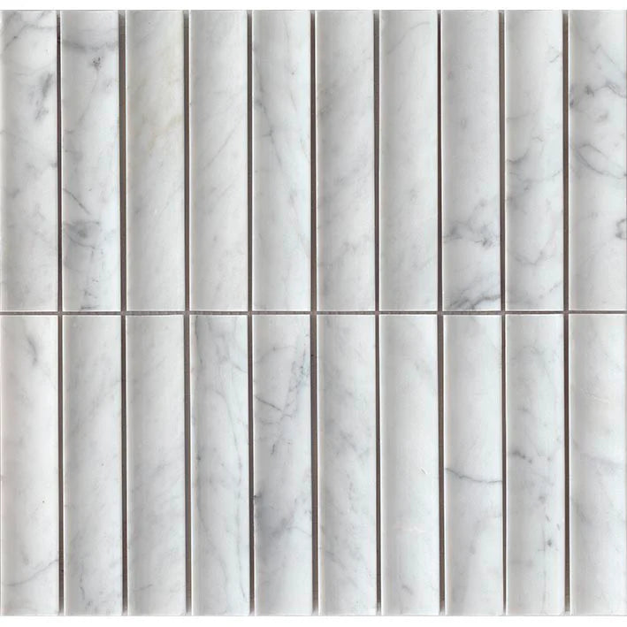Bausatz Katze Kreta Konklave Bianco Carrara Mosaik 151x30x15mm