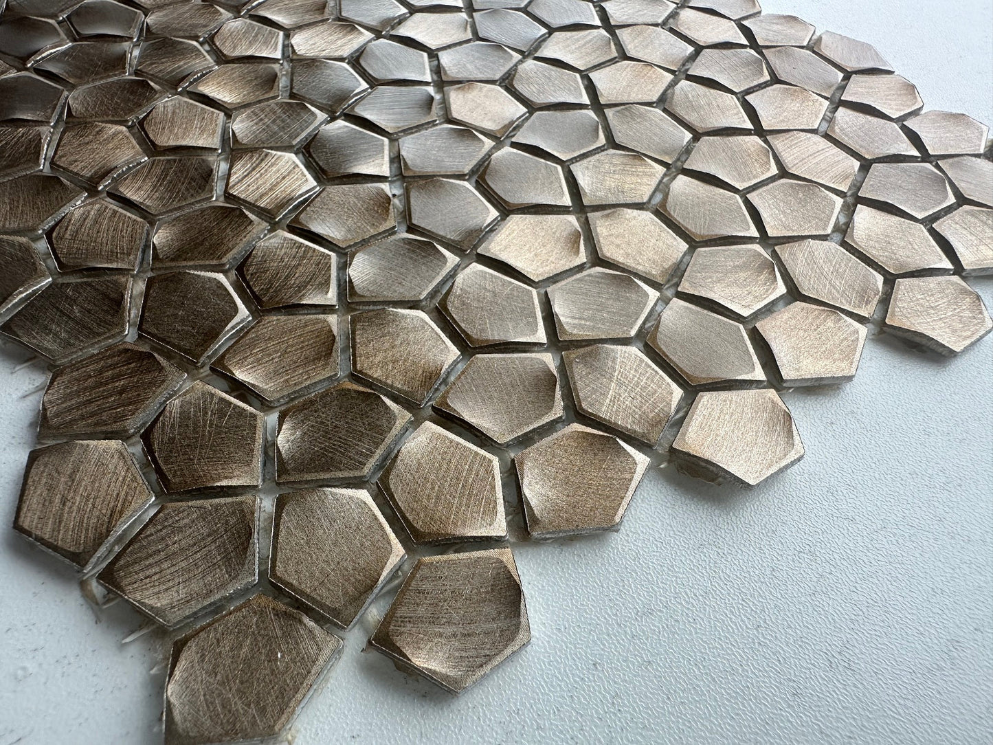 Mozaiék Koloniales Grazy-Muster Gold 300x300x6mm