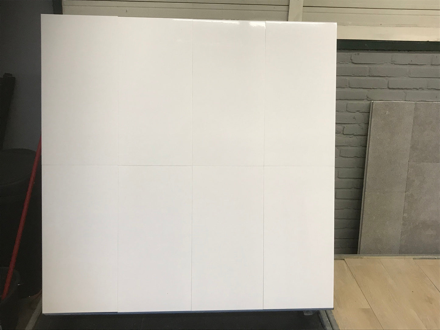 Wandfliesen blanko weiß Pris 1