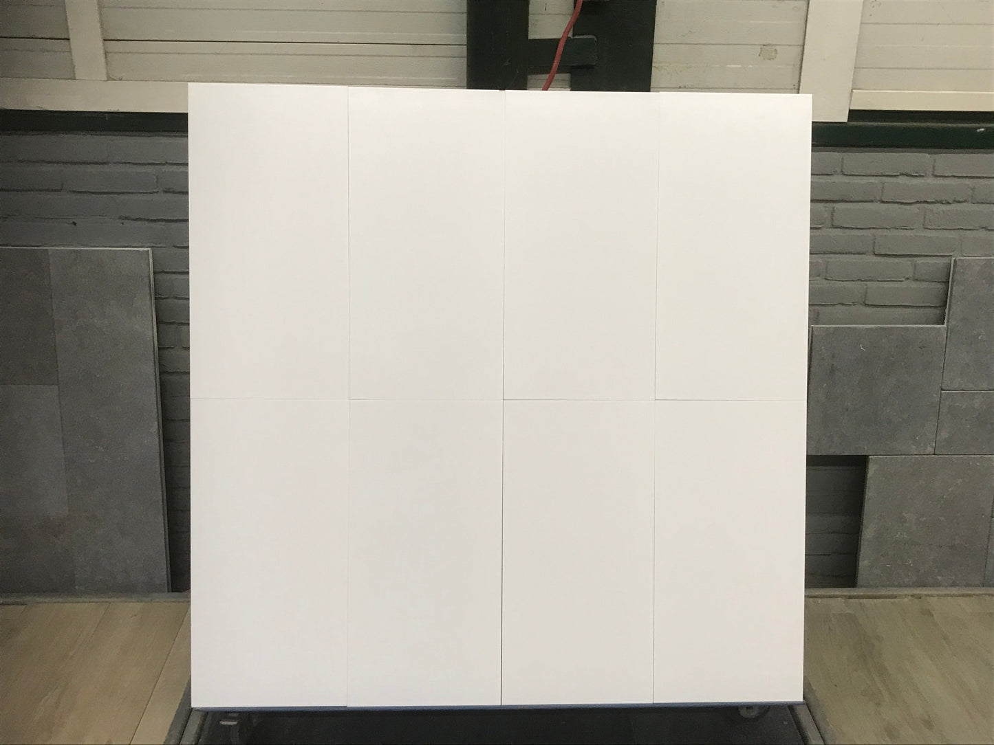 Wandfliesen blanko weiß Pris 3
