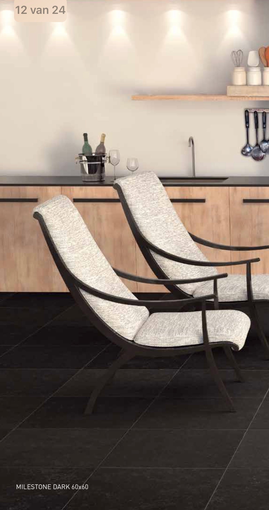 Meilenstein dunkel | Sil Ceramiche Italien