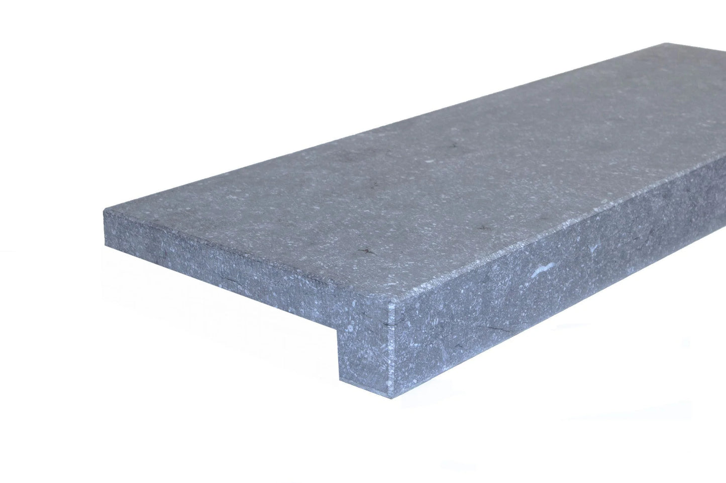 Poolränder aus belgischem Blaustein – blau geschliffen 100 x 35 x 5/3 cm