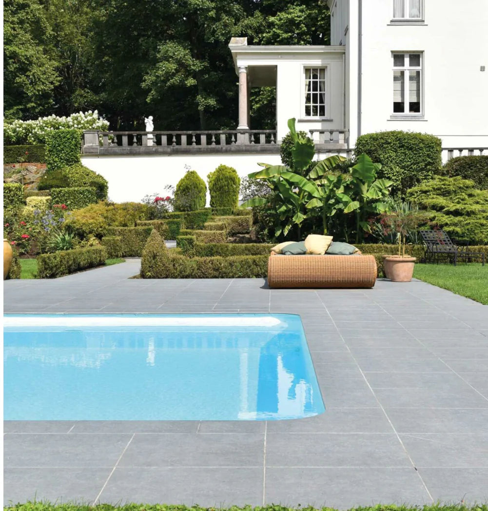 Terrassenfliese Pierre Bleu Noir Ermes 6 800 x 800 x 20 mm naturale