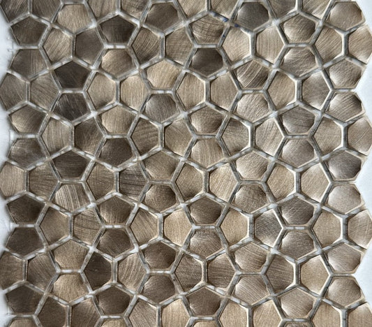 Mozaiék Koloniales Grazy-Muster Gold 300x300x6mm