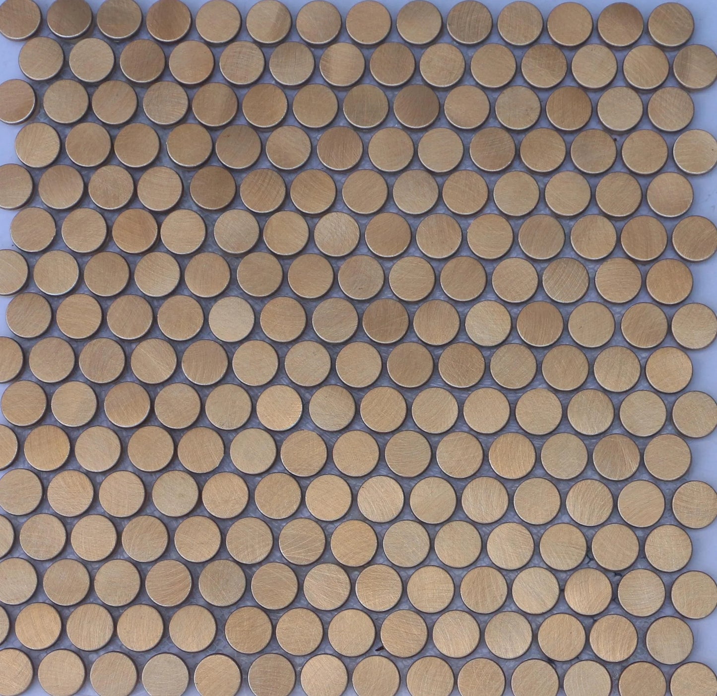 Mosaik Refelections Penny Kupfer 19mm geschliffen